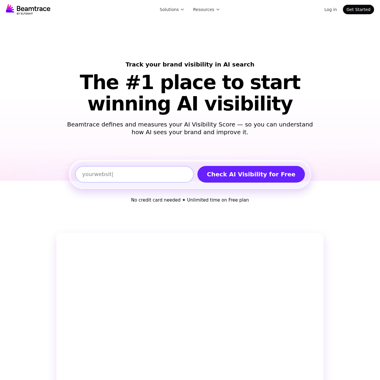 Track your brand visibility in AI search