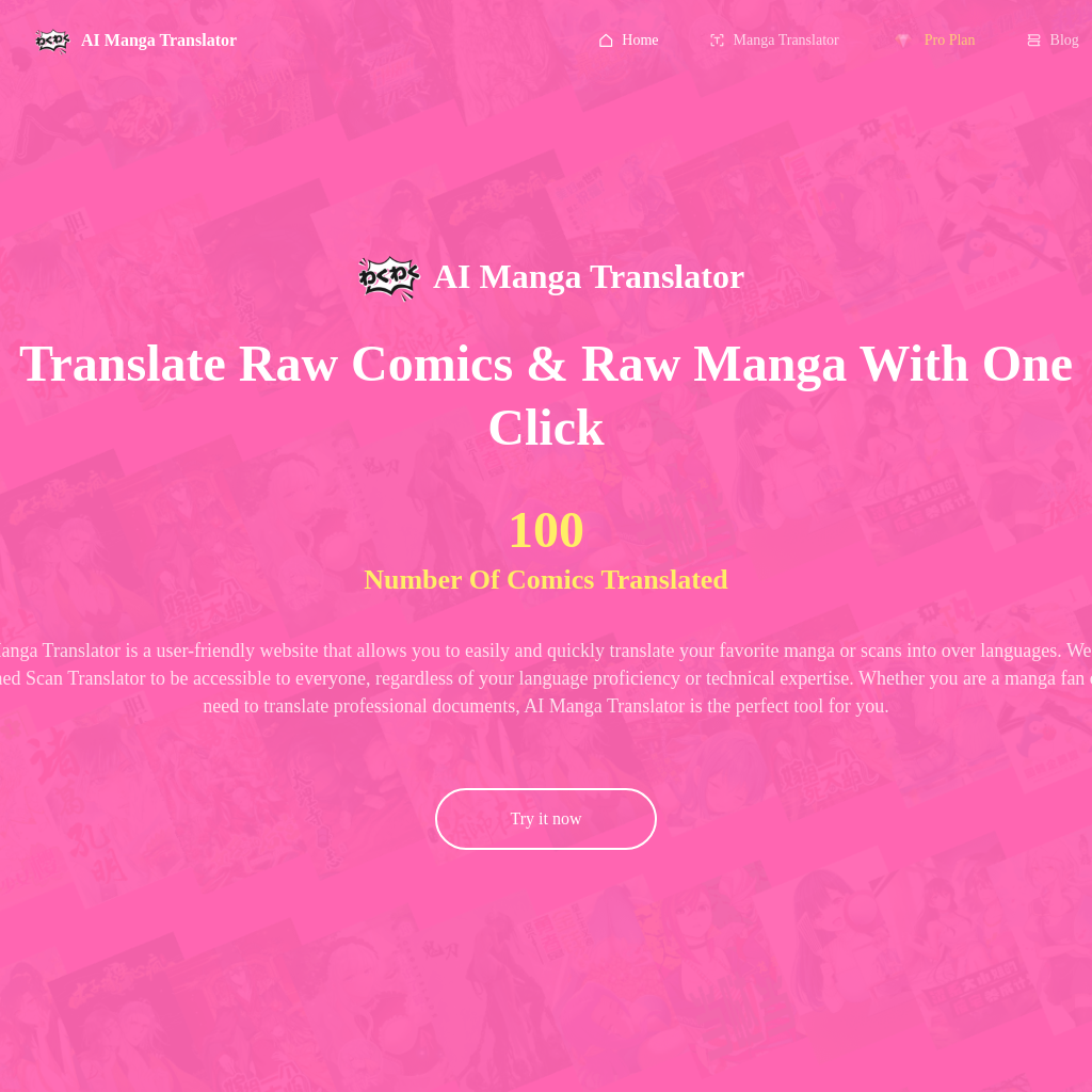 Translate manga images while preserving their visual structure