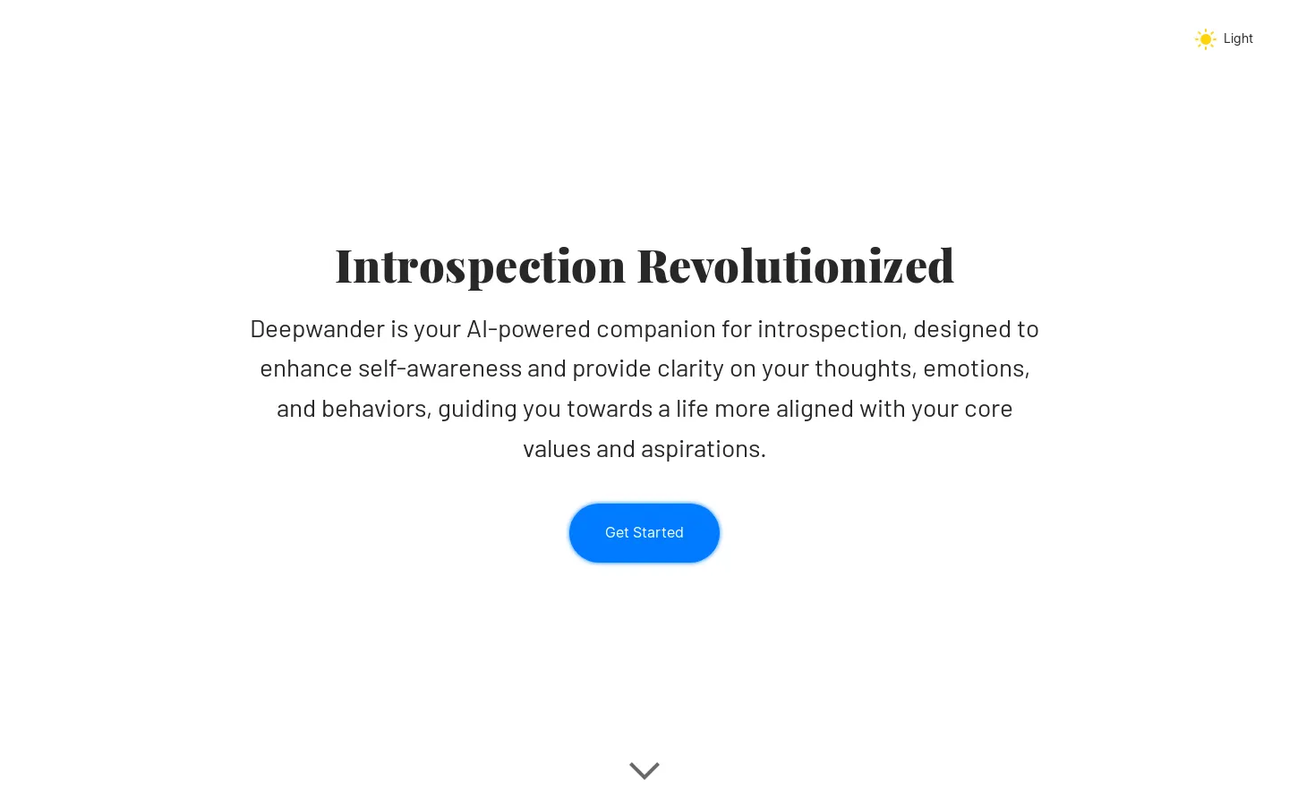 Deepwander: AI-Powered Introspection Tool for Personal Growth