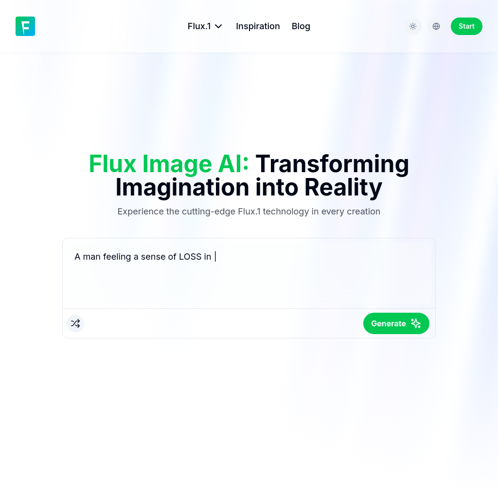 Free Next-Gen AI Art Generator powered by Flux.1