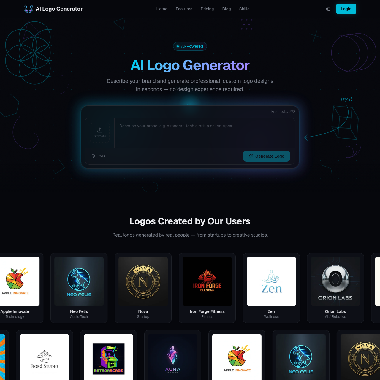 AI Logo Generator – Logo Maker in 30 Seconds Online