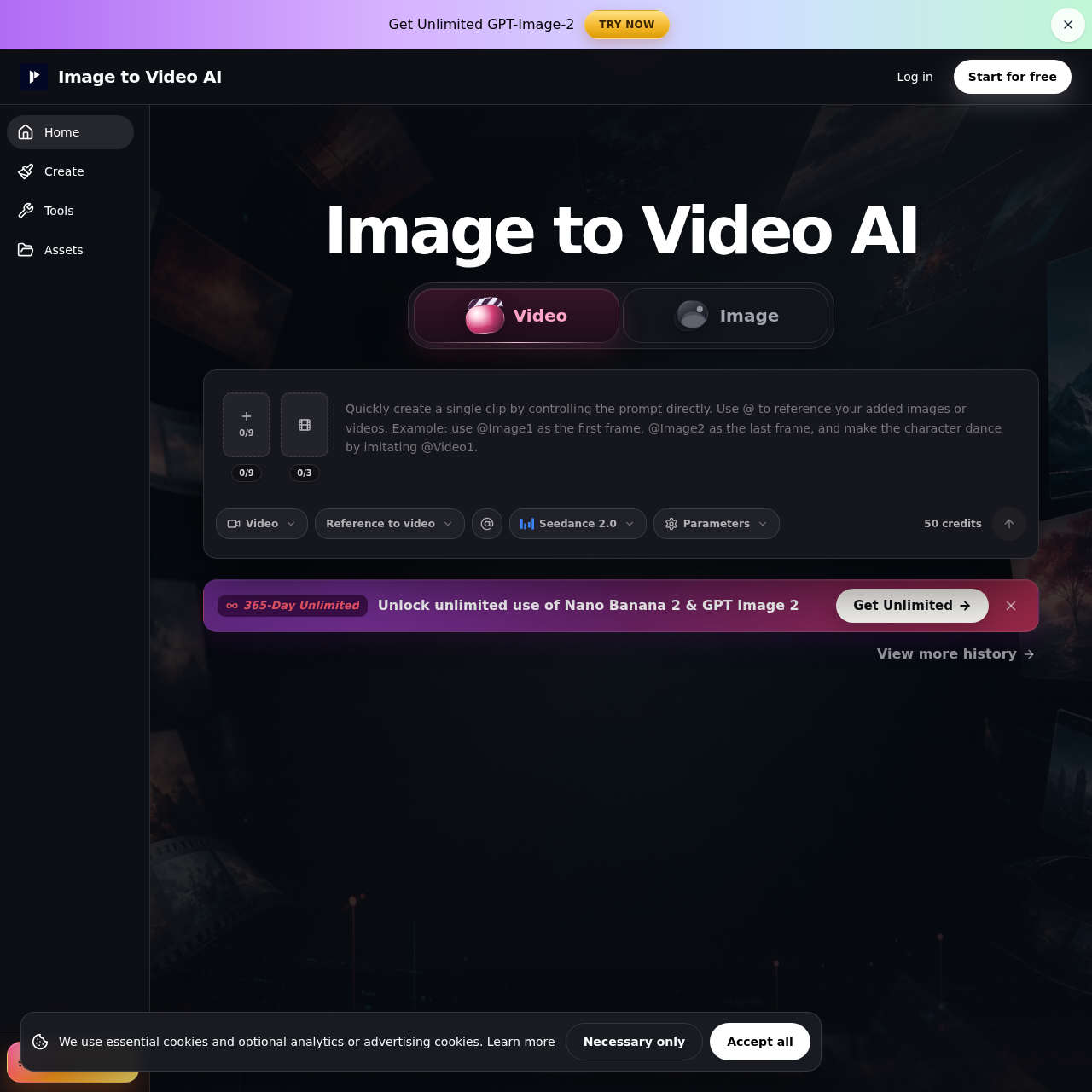 Animate product and campaign images into short marketing videos.