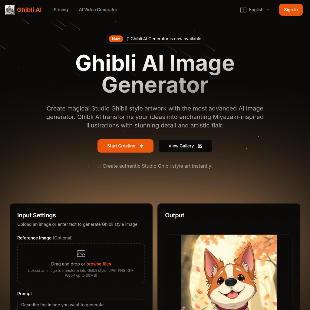 Ghibli AI: Studio Ghibli Style AI Image Generator
