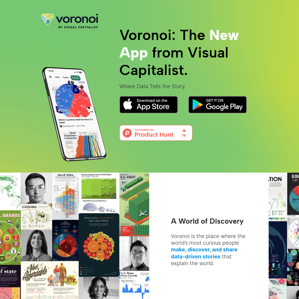 Voronoi - Discover Data-Driven Visuals for Explaining the World