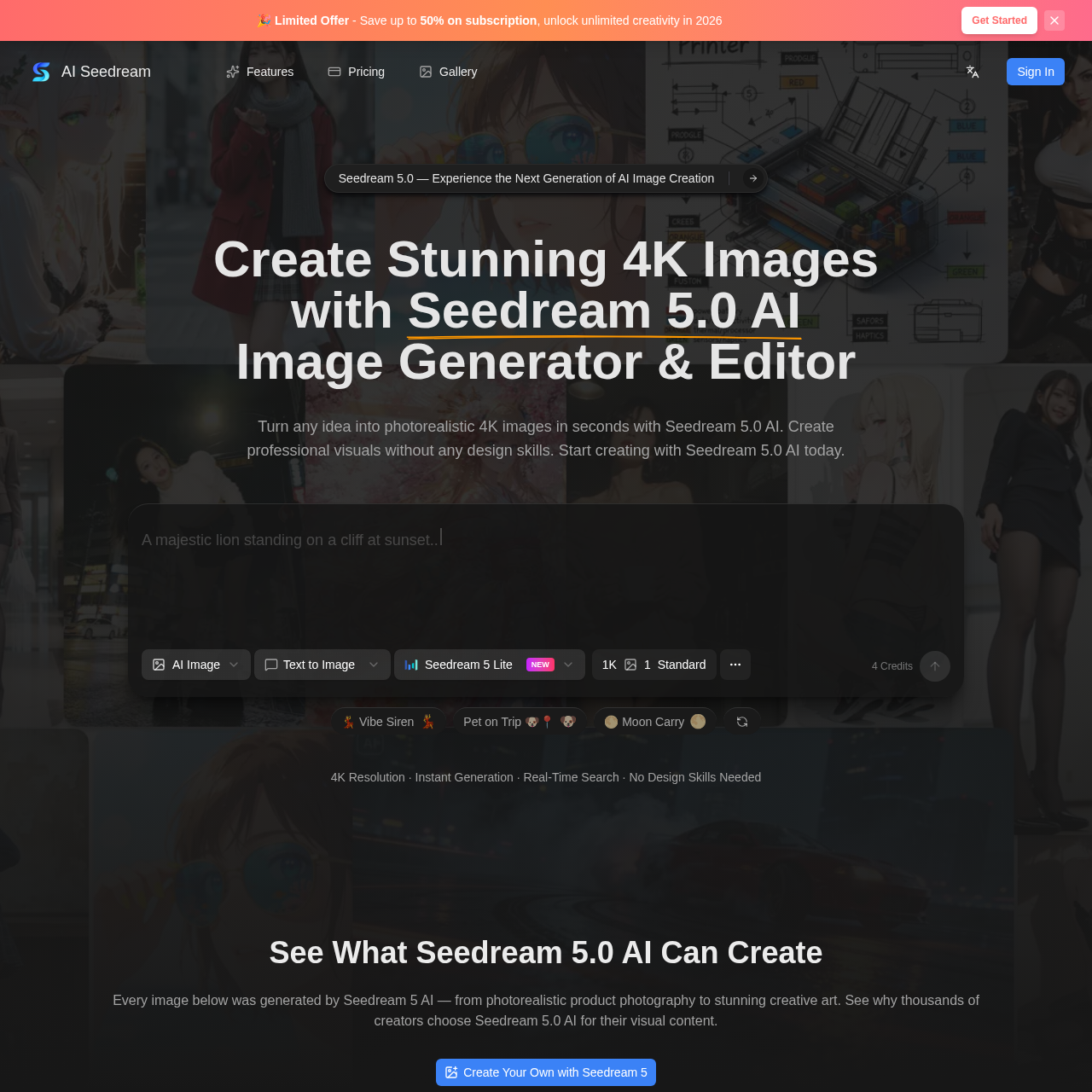 Generate Stunning 4K Images in Seconds