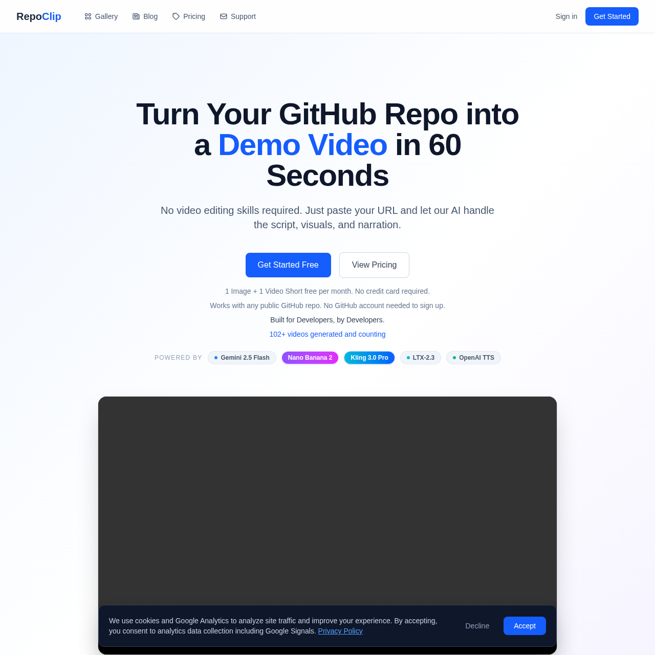 Turn Your GitHub Repo into a Demo Video in 60 Seconds