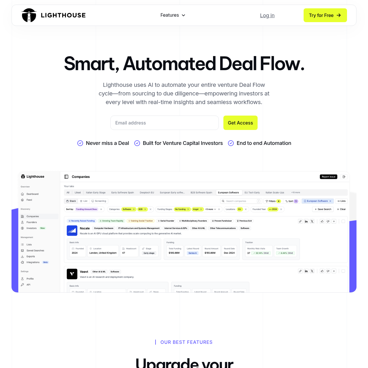 The AI-native CRM for VCs and their agents