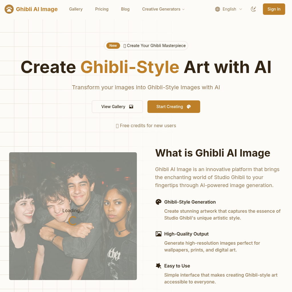 Ghibli AI Image: Create Ghibli-Style AI Art