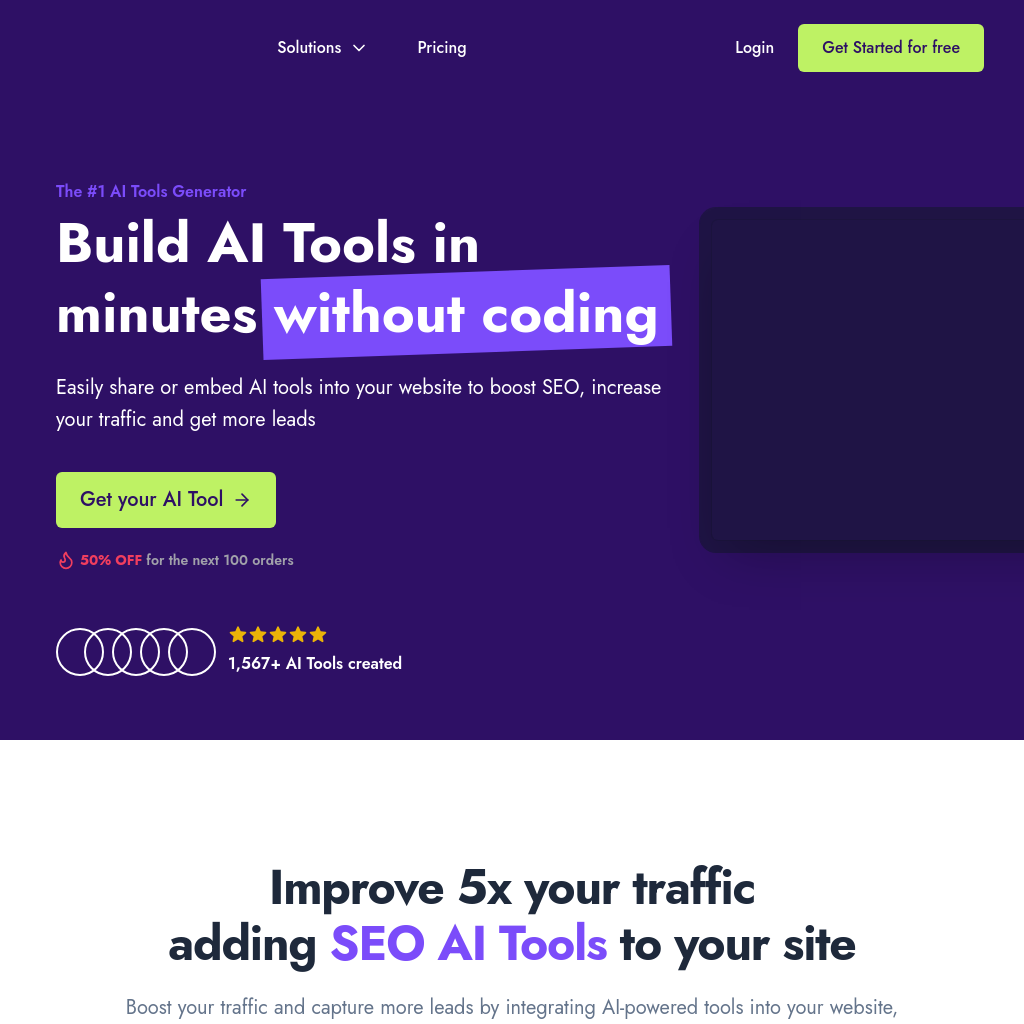 TypeflowAI - Create AI Tools without coding in minutes