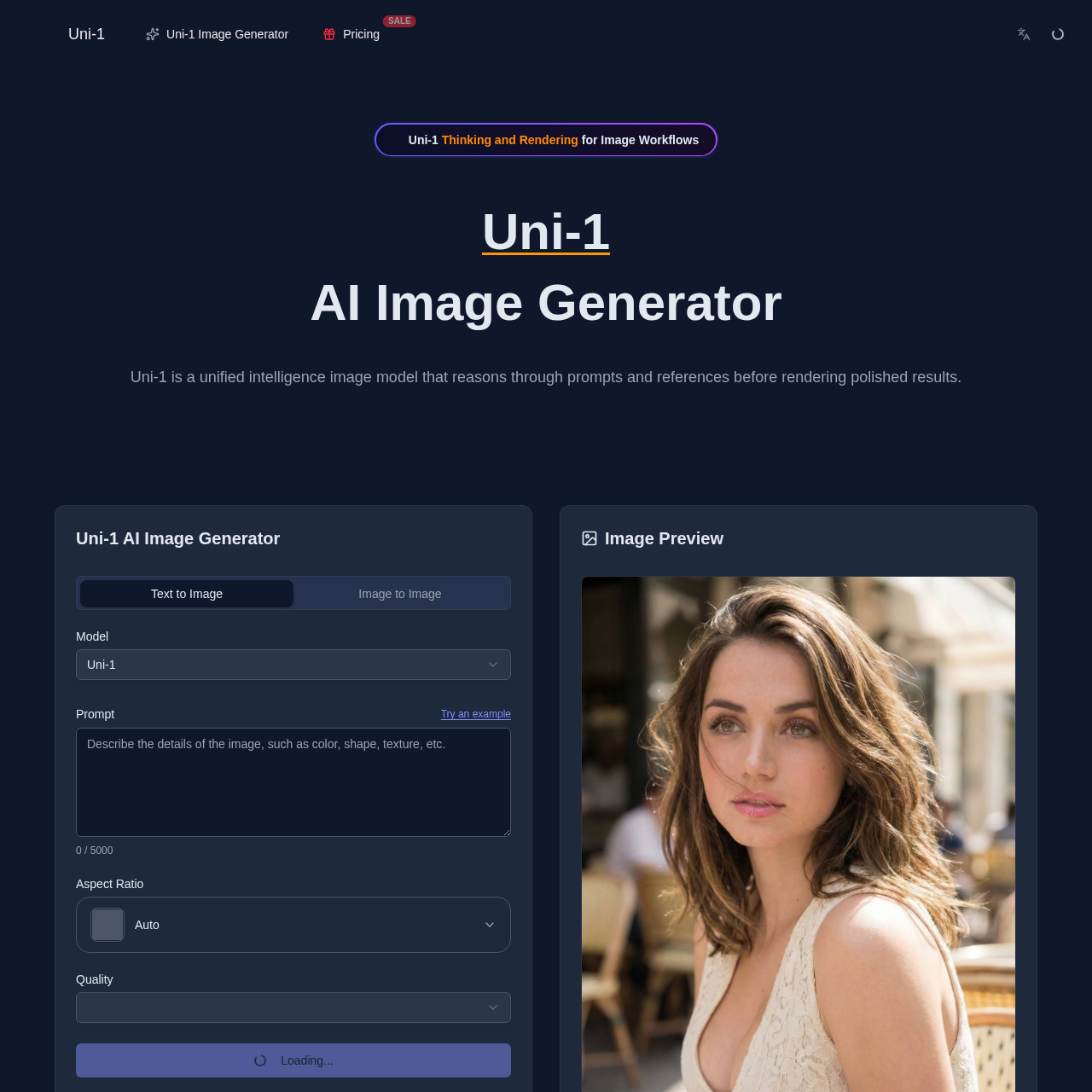 Uni-1 Thinking and Rendering for Image Workflows