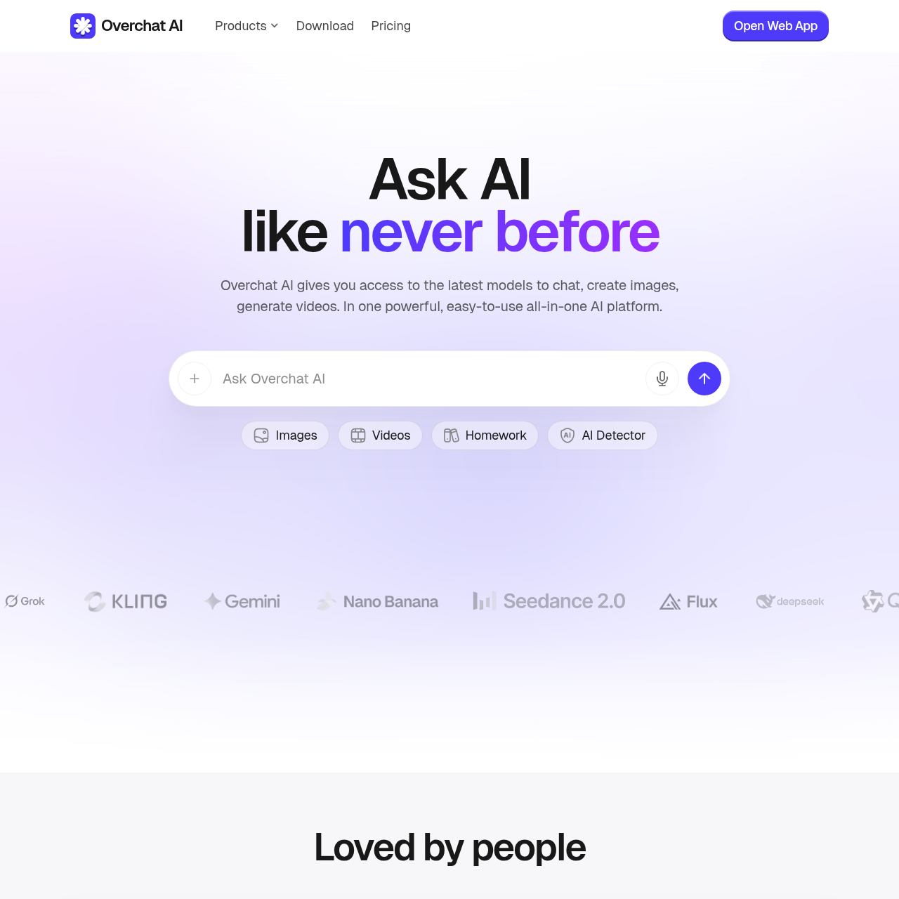 All-in-one AI super app powered by ChatGPT, Claude, Gemini, and more