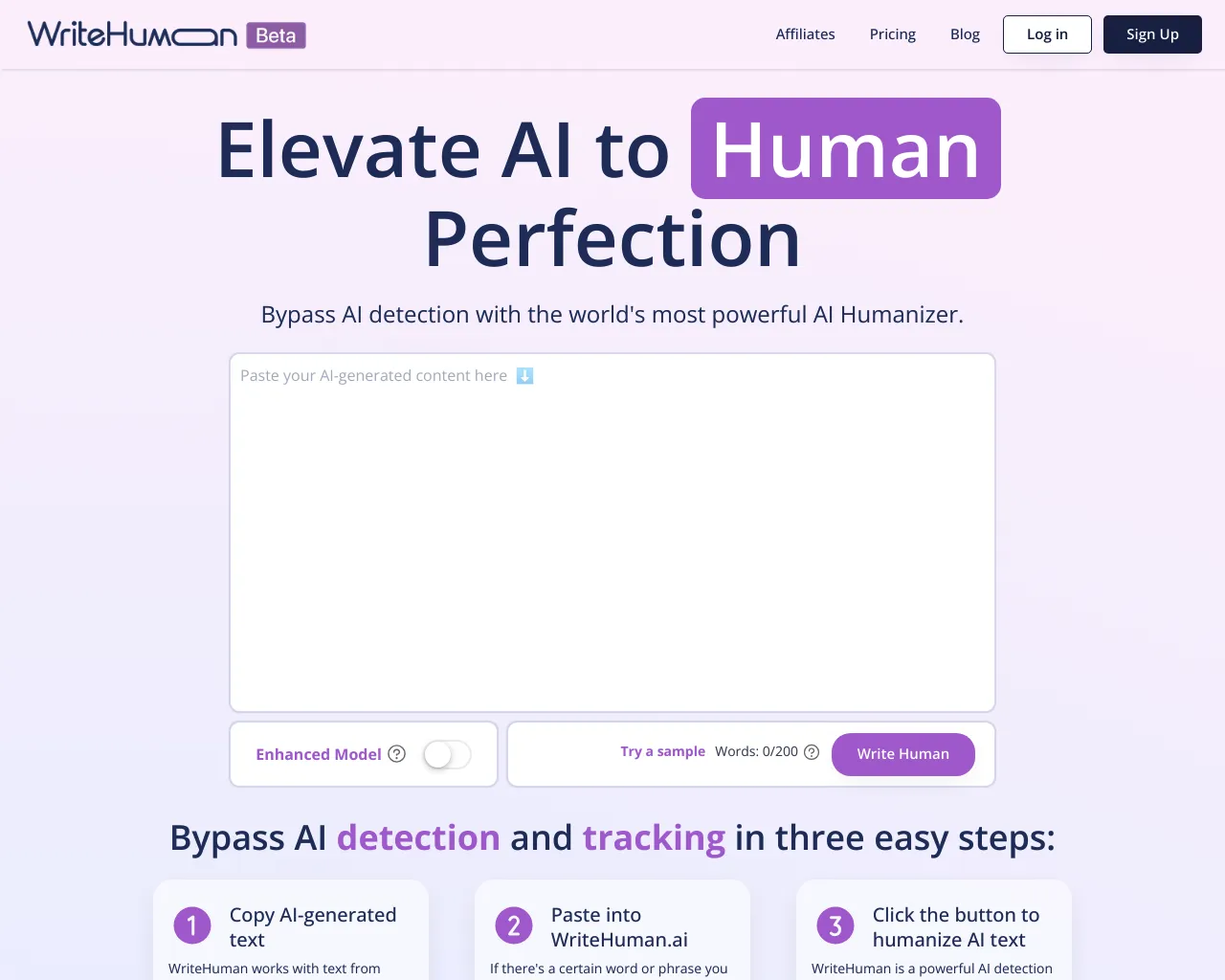 WriteHuman: Undetectable AI and AI Humanizer