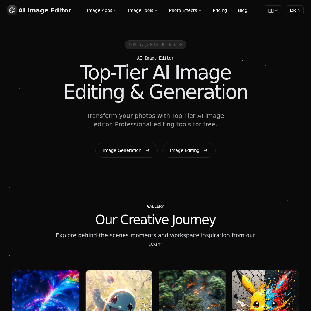 AI Image Editor - Pro AI Photo Editing & Enhancement Platform