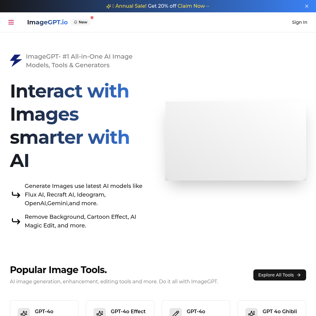 All-in-One AI Image Models, Tools & Generators