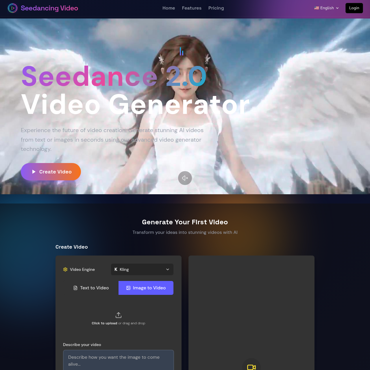 Seedance 2.0 AI Video Generator - Create Stunning Videos