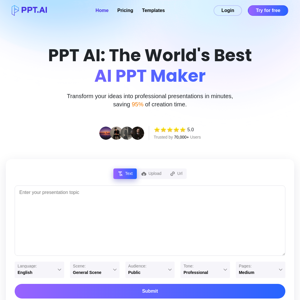 AI Presentation Maker, Fast and Easy