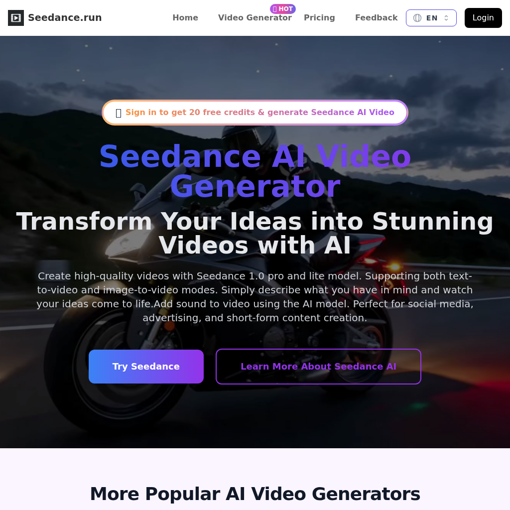 Generate videos from text or reference images