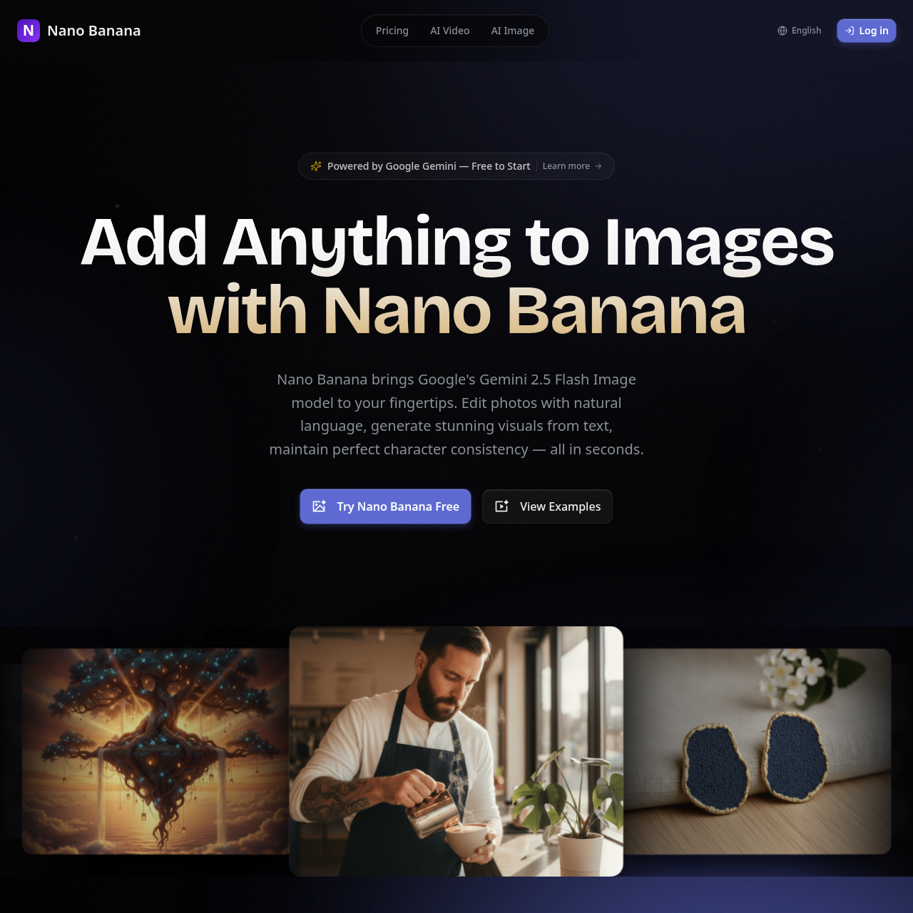 Free AI Image Editor & Generator Online | Gemini 3 Pro