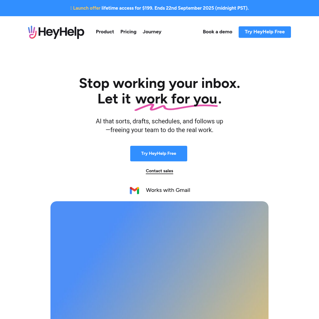 HeyHelp AI: Your Gmail Assistant for Effortless Productivity