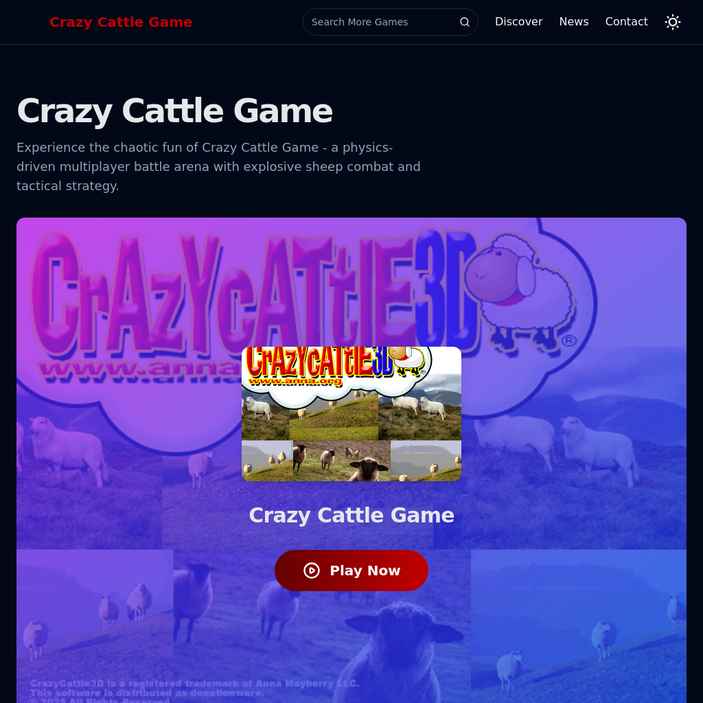 Crazy Cattle Game: Explosive Sheep Battles!