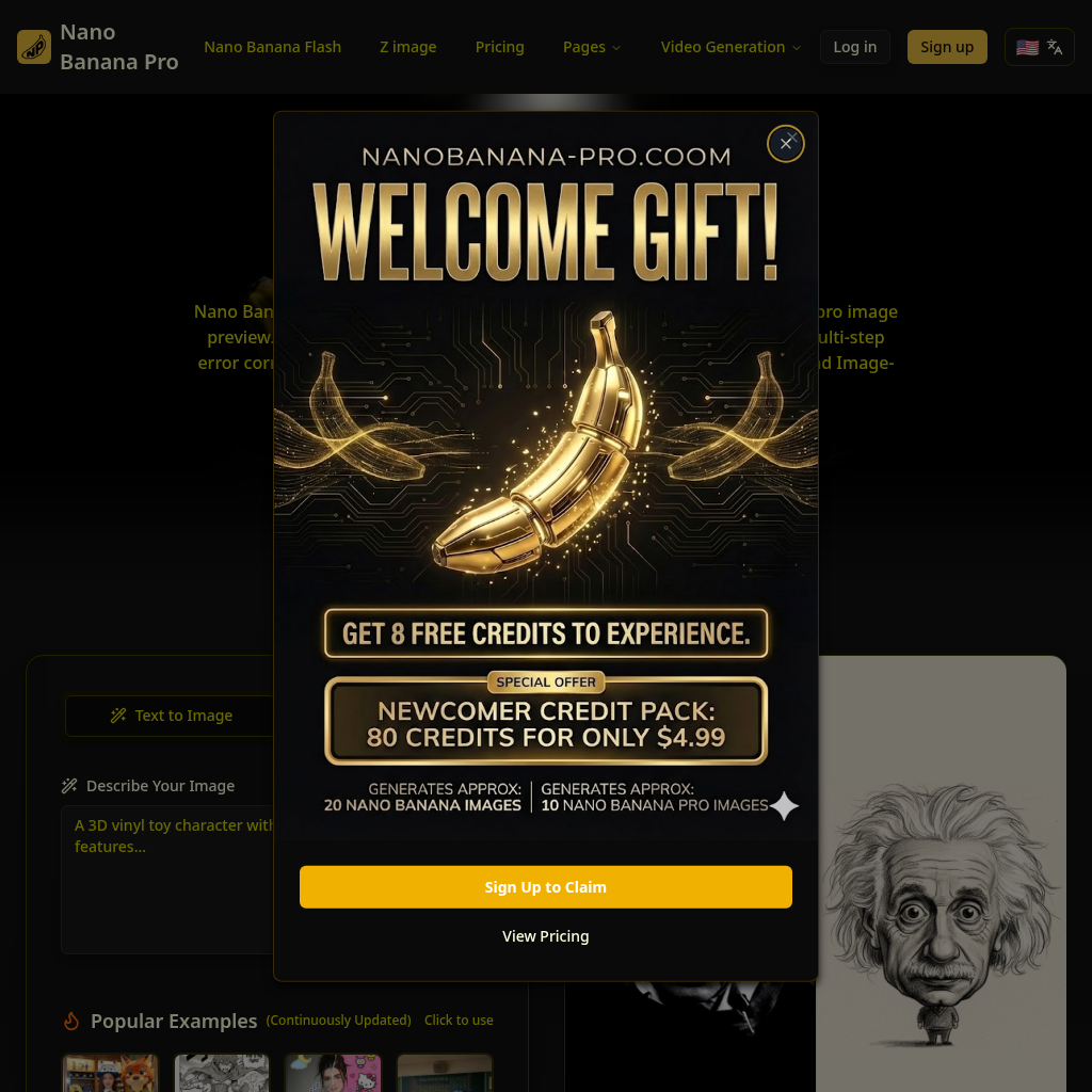 Nano Banana Pro | Free AI Image Generator for Stunning 4K Visuals