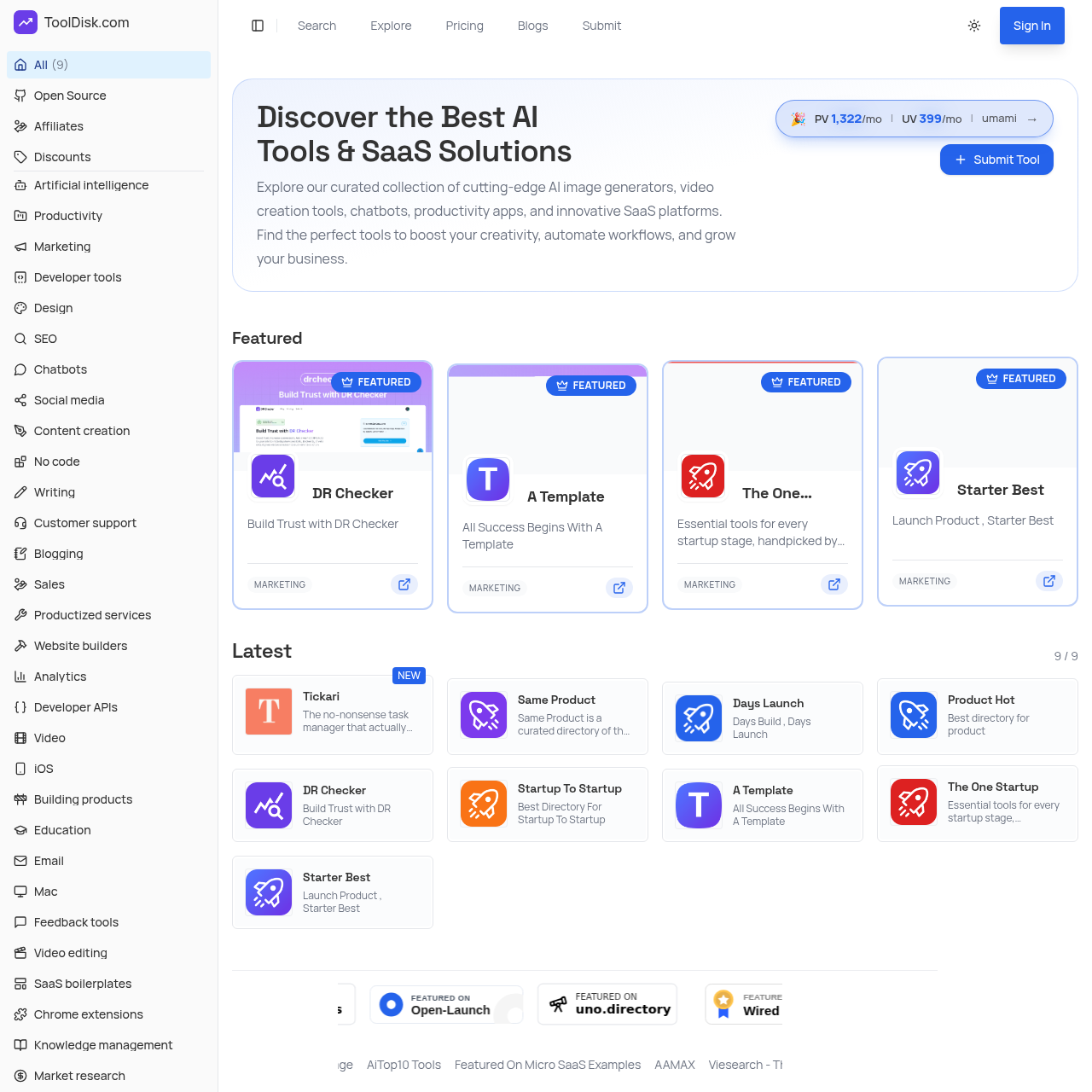 Discover Best AI Tools & SaaS Solutions