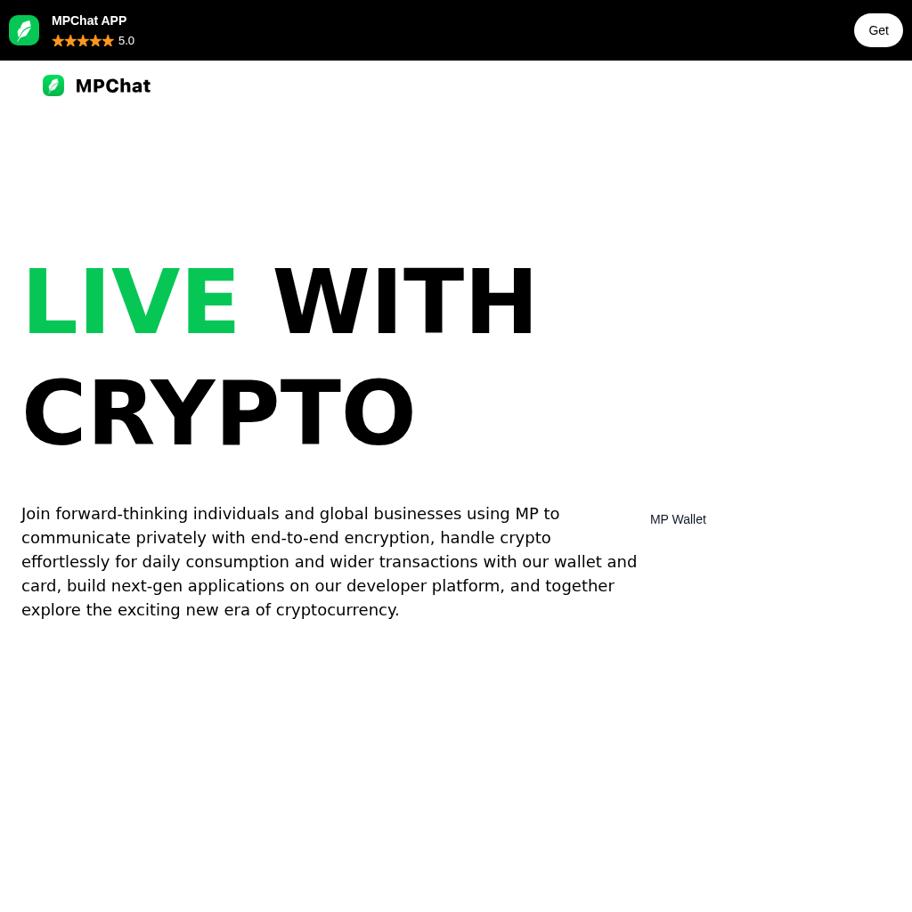 MPChat: Secure Crypto Chat, Wallet & Card for Digital Assets